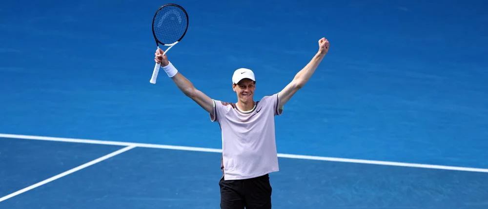 Sinner wins Australian Open for the first time.